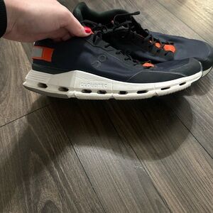 On Running Men's Black and Red Cloudtec Shoes